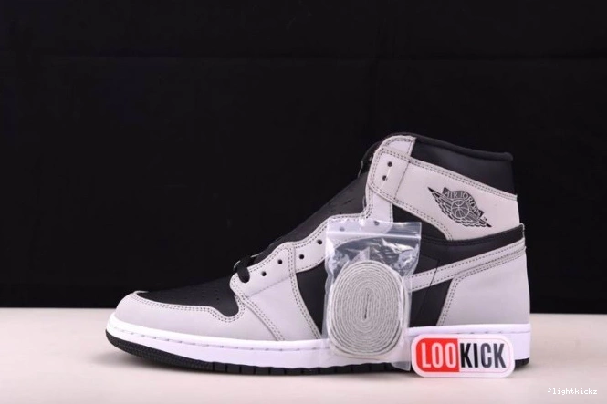 White Black Grey High Light Retro 555088-035 Air Smoke 1 Jordan 1125